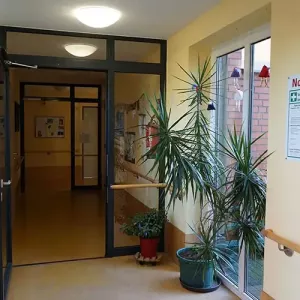 und so schaut es aus, wenn man das Haus betritt.