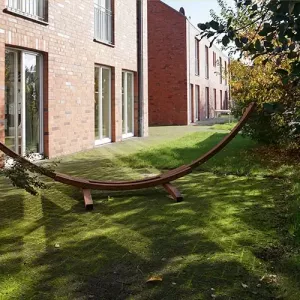 Ein Blick vom Garten aus